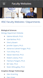 Mobile Screenshot of faculty.irsc.edu