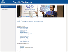 Tablet Screenshot of faculty.irsc.edu